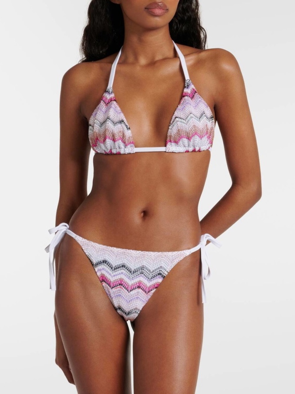 MISSONI mare zig zag crochet bikini